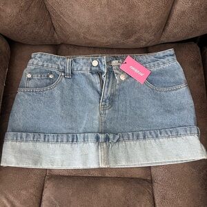 Blue Jean mini skirt